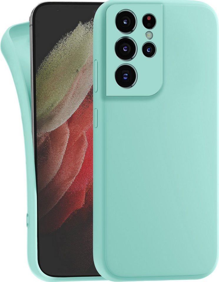 MyGadget Handyhülle Silikon Hülle mit Kameraschutz Für Samsung Galaxy S21 Ultra MyGadget Handyhülle Silikon Hülle mit Kameraschutz Für Samsung Galaxy S21 Ultra von MyGadget
