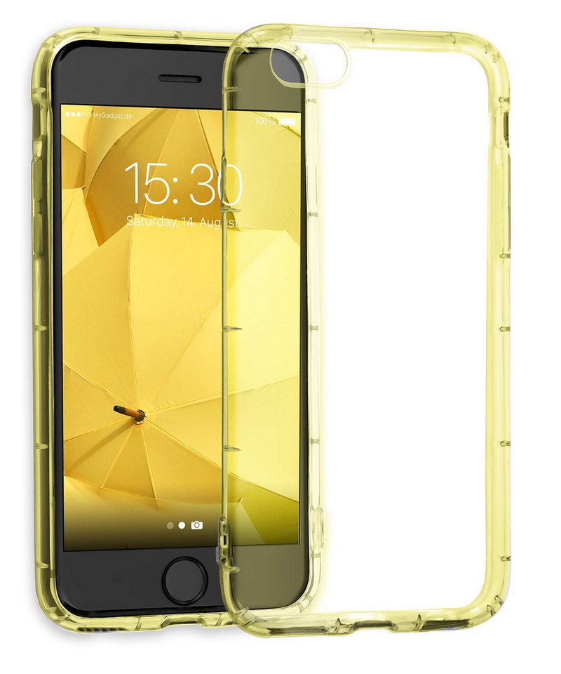 MyGadget Handyhülle TPU Case Stoßfest Schutzhülle Silikon Cover Hülle für Apple iPhone 6 / 6s, TPU Case Crystal Clear & Stoßfest Schutzhülle Silikon Back Cover dünne von MyGadget