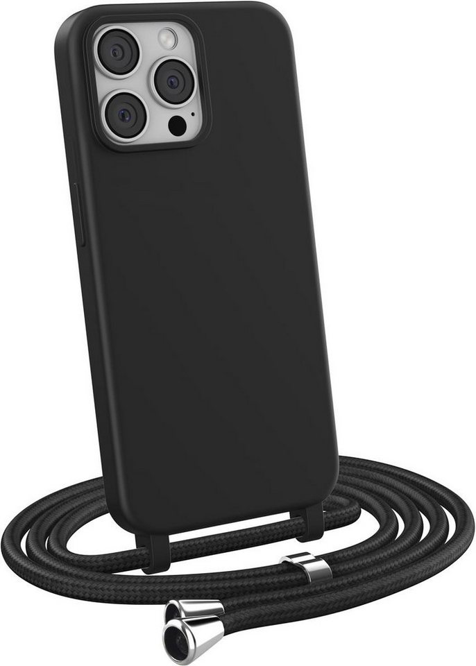 MyGadget Handyhülle TPU Hülle Band Handykette Handyband Umhängen Case Für Apple iPhone 13 Pro von MyGadget