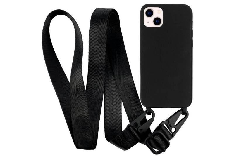 MyGadget Handyhülle TPU Hülle Band Handykette Handyband Umhängen Case Für Apple iPhone 13 von MyGadget