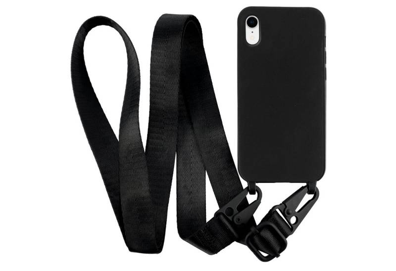 MyGadget Handyhülle TPU Hülle Band Handykette Handyband Umhängen Case Für Apple iPhone XR von MyGadget