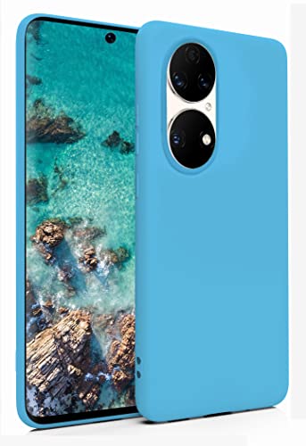 MyGadget Hülle für Huawei P50 Pro - robuste Silikon Schutzhülle - TPU Case Slim - Silikonhülle Back Cover - Ultra Kratzfest Handyhülle matt - Hellblau MyGadget Hülle für Huawei P50 Pro - robuste Silikon Schutzhülle - TPU Case Slim - Silikonhülle Back Cover - Ultra Kratzfest Handyhülle matt - Hellblau von MyGadget