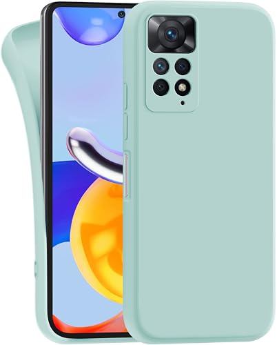 MyGadget Hülle für Xiaomi Redmi Note 11 Pro | 11 Pro 5G - robuste Silikon Schutzhülle TPU Case Slim Silikonhülle - Back Cover Kratzfest Handyhülle - Matt Mint MyGadget Hülle für Xiaomi Redmi Note 11 Pro | 11 Pro 5G - robuste Silikon Schutzhülle TPU Case Slim Silikonhülle - Back Cover Kratzfest Handyhülle - Matt Mint von MyGadget