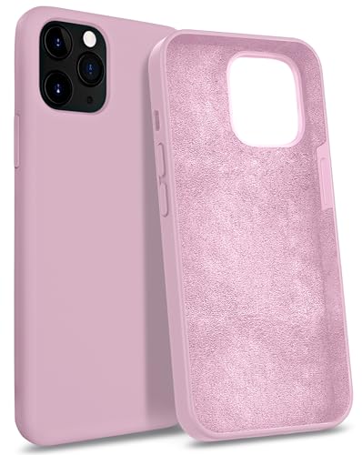 MyGadget Hülle kompatibel mit iPhone 11 Pro Max - Gummierte Handyhülle - [ 3 Layer Struktur ] Schutzhülle mit Soft Inlay & Hardcase Cover außen - Rosa von MyGadget