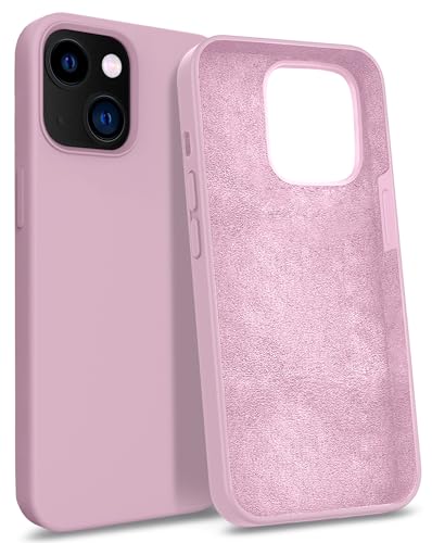 MyGadget Hülle kompatibel mit iPhone 13 Mini - Gummierte Handyhülle - [ 3 Layer Struktur ] Schutzhülle mit Soft Inlay & Hardcase Cover außen - Rosa von MyGadget
