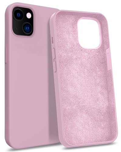 MyGadget Hülle kompatibel mit Apple iPhone 14 - Gummierte Handyhülle - 3 Layer Struktur Schutzhülle mit Soft Inlay & Hardcase Cover außen - Rosa von MyGadget