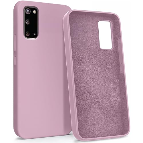 MyGadget Hülle kompatibel mit Samsung Galaxy S20 - Gummierte Handyhülle - 3 Layer Struktur Schutzhülle mit Soft Inlay & Hardcase Cover außen Rosa von MyGadget