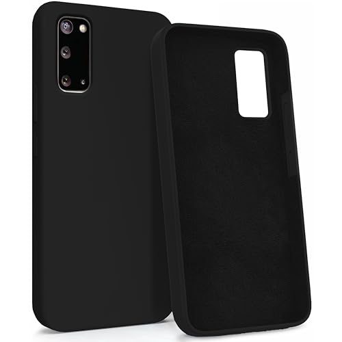 MyGadget Hülle für Samsung Galaxy S20 - Gummierte Handyhülle - [ 3 Layer Struktur ] Schutzhülle mit Soft Inlay & Hardcase Cover außen Schwarz von MyGadget