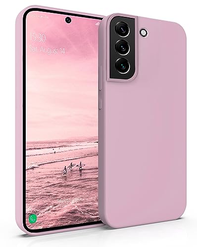 MyGadget Hülle kompatibel mit Samsung Galaxy S22 - Gummierte Handyhülle - 3 Layer Struktur Schutzhülle mit Soft Inlay & Hardcase Cover außen Rosa von MyGadget