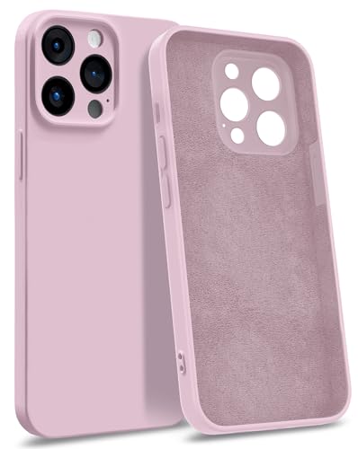 MyGadget Hülle kompatibel mit iPhone 15 Pro Max - [ 4-Layer-Struktur Schutzhülle ] - Gummierte Handyhülle mit Soft Inlay & Hardcase Cover außen - Pink von MyGadget