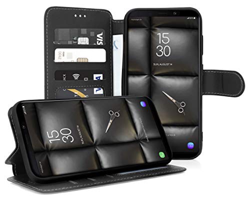 MyGadget Klapphülle für Samsung Galaxy A9 2018 - Flip Case Magnetverschluss, Kartenfächer & Standfunktion Wallet - Kunstleder Hülle Schutzhülle Schwarz MyGadget Klapphülle für Samsung Galaxy A9 2018 - Flip Case Magnetverschluss, Kartenfächer & Standfunktion Wallet - Kunstleder Hülle Schutzhülle Schwarz von MyGadget