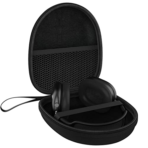 MyGadget Kopfhörer Tasche 21 x 18,5 cm - Kompakter Case Schutz für Over Ear Headphones & Zubehör - Universal Transport Box - Schutzhülle in Schwarz von MyGadget