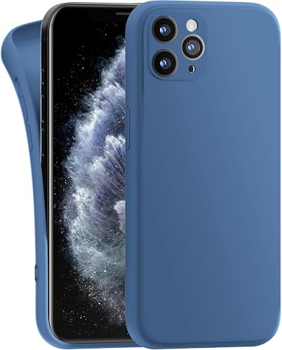 MyGadget Silikon Hülle Kompatibel mit Apple iPhone 11 Pro Max - robuste Schutzhülle TPU Case Slim Silikonhülle - Back Cover Kratzfest Handyhülle - Dunkelblau von MyGadget