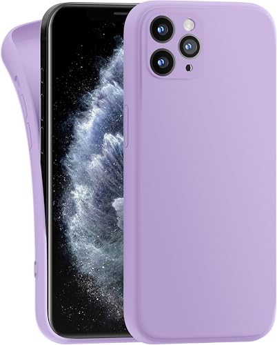 MyGadget Silikon Hülle Kompatibel mit Apple iPhone 11 Pro Max - robuste Schutzhülle TPU Case Slim Silikonhülle - Back Cover Kratzfest Handyhülle - Matt Lila von MyGadget