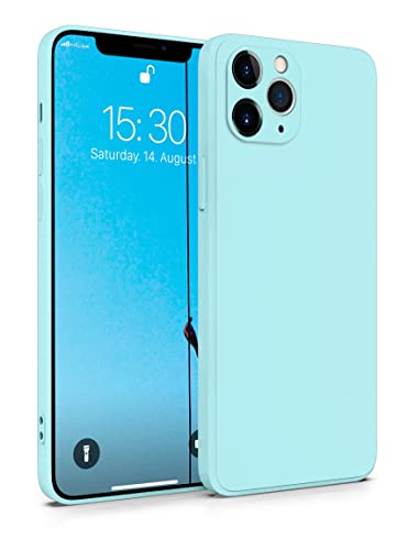 MyGadget Silikon Hülle Kompatibel mit Apple iPhone 11 Pro - robuste Schutzhülle TPU Case Slim Silikonhülle - Back Cover Kratzfest Handyhülle - Matt Hellblau von MyGadget