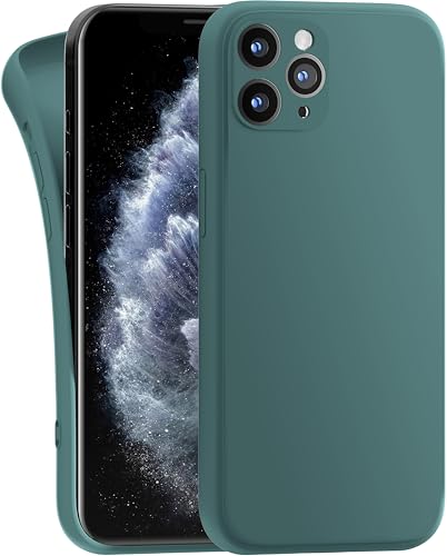 MyGadget Silikon Hülle Kompatibel mit Apple iPhone 11 Pro - robuste Schutzhülle TPU Case Slim Silikonhülle - Back Cover Kratzfest Handyhülle - Matt Olivgrün von MyGadget