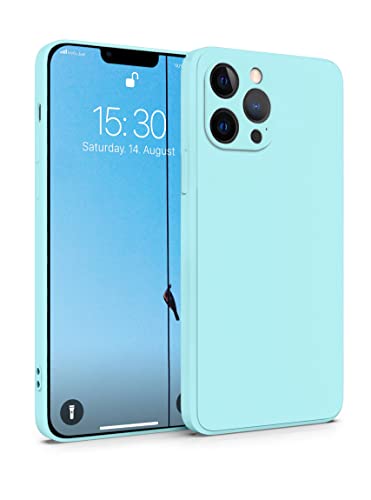 MyGadget Silikon Hülle Kompatibel mit Apple iPhone 12 Pro Max - robuste Schutzhülle TPU Case Slim Silikonhülle - Back Cover Kratzfest Handyhülle - Hellblau von MyGadget