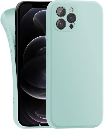 MyGadget Hülle Kompatibel mit iPhone 12 Pro Max - robuste Silikon Schutzhülle TPU Case Slim Silikonhülle - Back Cover Kratzfest Handyhülle - Matt Mint MyGadget Hülle Kompatibel mit iPhone 12 Pro Max - robuste Silikon Schutzhülle TPU Case Slim Silikonhülle - Back Cover Kratzfest Handyhülle - Matt Mint von MyGadget