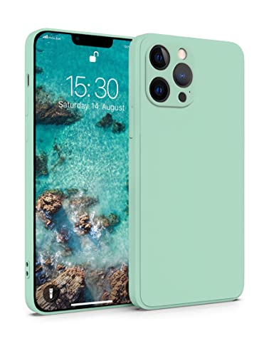 MyGadget Silikon Hülle Kompatibel mit Apple iPhone 12 Pro - robuste Schutzhülle TPU Case Slim Silikonhülle - Back Cover Kratzfest Handyhülle - Matt Mint von MyGadget