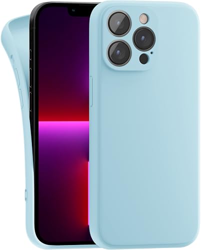 MyGadget Hülle Kompatibel mit iPhone 13 Pro Max - robuste Silikon Schutzhülle TPU Case Slim Silikonhülle - Back Cover Kratzfest Handyhülle - Hellblau MyGadget Hülle Kompatibel mit iPhone 13 Pro Max - robuste Silikon Schutzhülle TPU Case Slim Silikonhülle - Back Cover Kratzfest Handyhülle - Hellblau von MyGadget