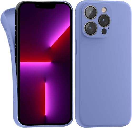 MyGadget Hülle Kompatibel mit iPhone 13 Pro - robuste Silikon Schutzhülle TPU Case Slim Silikonhülle - Back Cover Kratzfest Handyhülle - Matt Blau von MyGadget