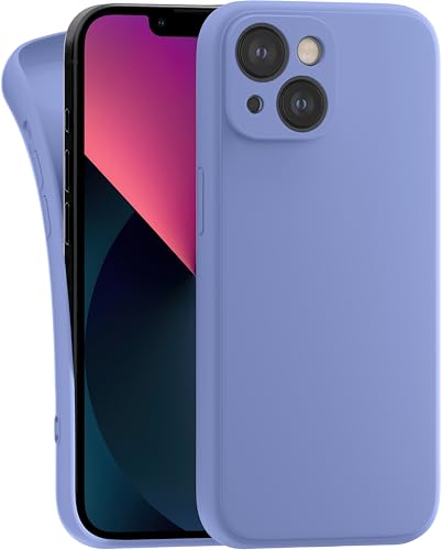 MyGadget Hülle Kompatibel mit iPhone 13 - robuste Silikon Schutzhülle TPU Case Slim Silikonhülle - Back Cover Kratzfest Handyhülle - Matt Blau von MyGadget