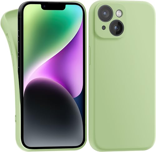 MyGadget Silikon Hülle Kompatibel mit Apple iPhone 14 Plus - robuste Schutzhülle TPU Case Slim Silikonhülle - Back Cover Kratzfest Handyhülle - Matt Grün von MyGadget