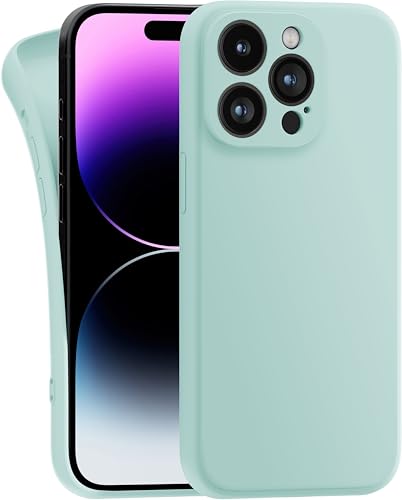 MyGadget Hülle Kompatibel mit iPhone 14 Pro Max - robuste Silikon Schutzhülle TPU Case Slim Silikonhülle - Back Cover Kratzfest Handyhülle - Matt Mint MyGadget Hülle Kompatibel mit iPhone 14 Pro Max - robuste Silikon Schutzhülle TPU Case Slim Silikonhülle - Back Cover Kratzfest Handyhülle - Matt Mint von MyGadget
