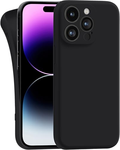 MyGadget Hülle Kompatibel mit iPhone 14 Pro Max - robuste Silikon Schutzhülle TPU Case Slim Silikonhülle - Back Cover Kratzfest Handyhülle - Matt Schwarz MyGadget Hülle Kompatibel mit iPhone 14 Pro Max - robuste Silikon Schutzhülle TPU Case Slim Silikonhülle - Back Cover Kratzfest Handyhülle - Matt Schwarz von MyGadget