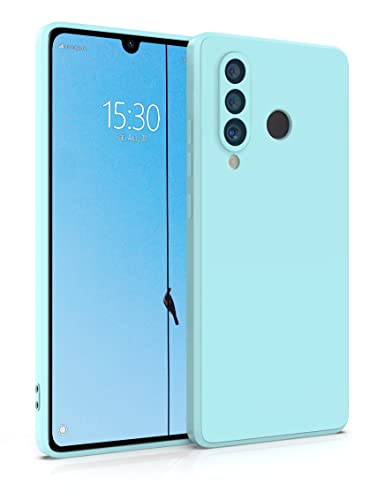 MyGadget Silikon Hülle Kompatibel mit Huawei P30 Lite - robuste Schutzhülle TPU Case Slim Silikonhülle - Back Cover Kratzfest Handyhülle - Matt Hellblau von MyGadget