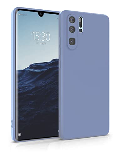 MyGadget Hülle für Huawei P30 Pro - robuste Silikon Schutzhülle TPU Case Slim Silikonhülle - Back Cover Kratzfest Handyhülle - Matt Blau von MyGadget