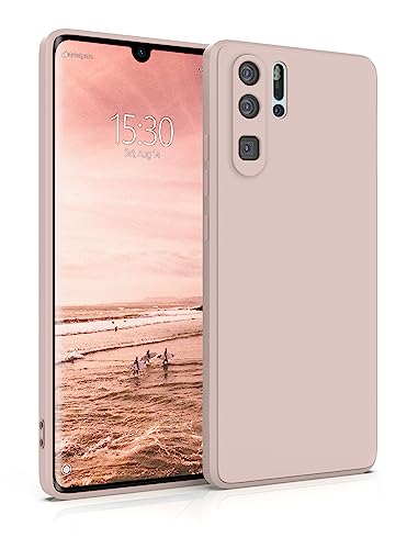 MyGadget Silikon Hülle Kompatibel mit Huawei P30 Pro - robuste Schutzhülle TPU Case Slim Silikonhülle - Back Cover Kratzfest Handyhülle - Matt Rosa von MyGadget