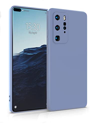 MyGadget Silikon Hülle Kompatibel mit Huawei P40 Pro - robuste Schutzhülle TPU Case Slim Silikonhülle - Back Cover Kratzfest Handyhülle - Matt Blau von MyGadget