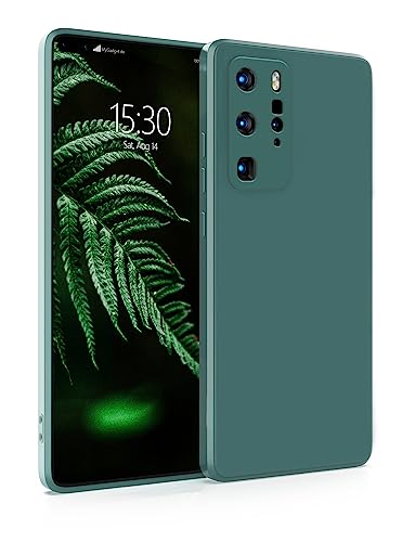 MyGadget Silikon Hülle Kompatibel mit Huawei P40 Pro - robuste Schutzhülle TPU Case Slim Silikonhülle - Back Cover Kratzfest Handyhülle - Matt Olivgrün von MyGadget