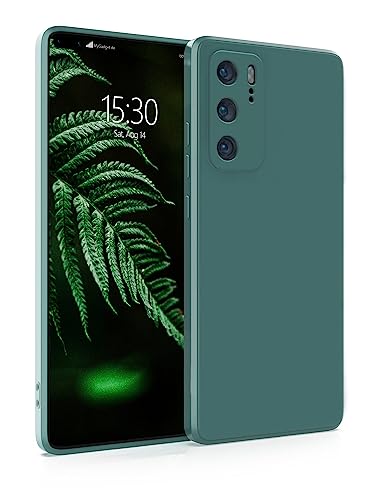 MyGadget Silikon Hülle Kompatibel mit Huawei P40 - robuste Schutzhülle TPU Case Slim Silikonhülle - Back Cover Kratzfest Handyhülle - Matt Olivgrün von MyGadget