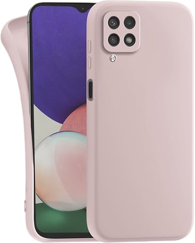 MyGadget Silikon Hülle Kompatibel mit Samsung Galaxy A12 5G - robuste Schutzhülle TPU Case Slim Silikonhülle - Back Cover Kratzfest Handyhülle - Rosa von MyGadget