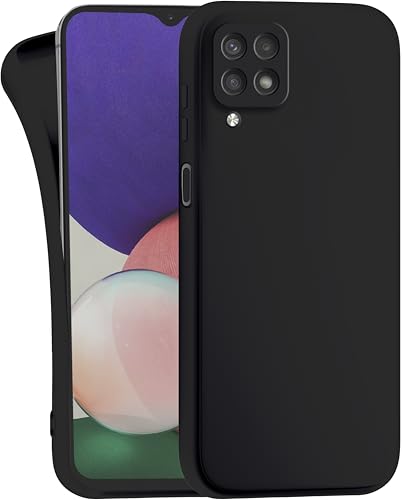 MyGadget Hülle für Samsung Galaxy A22 5G - robuste Silikon Schutzhülle TPU Case Slim Silikonhülle - Back Cover Kratzfest Handyhülle - Matt Schwarz MyGadget Hülle für Samsung Galaxy A22 5G - robuste Silikon Schutzhülle TPU Case Slim Silikonhülle - Back Cover Kratzfest Handyhülle - Matt Schwarz von MyGadget