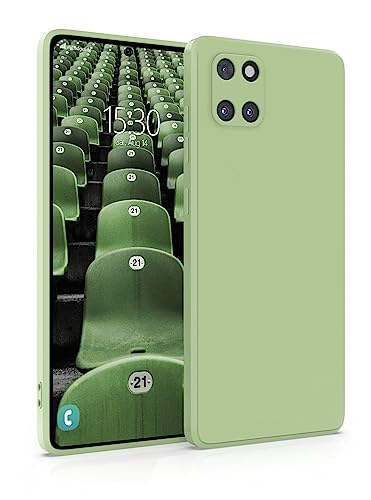 MyGadget Hülle für Samsung Galaxy Note 10 Lite - robuste Silikon Schutzhülle TPU Case Slim Silikonhülle - Back Cover Kratzfest Handyhülle - Matt Grün von MyGadget