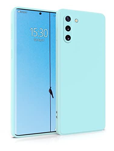 MyGadget Hülle für Samsung Galaxy Note 10 - robuste Silikon Schutzhülle TPU Case Slim Silikonhülle - Back Cover Kratzfest Handyhülle - Hellblau von MyGadget