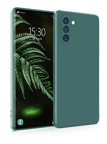 MyGadget Silikon Hülle Kompatibel mit Samsung Galaxy Note 10 - robuste Schutzhülle TPU Case Slim Silikonhülle - Back Cover Kratzfest Handyhülle - Olivgrün von MyGadget