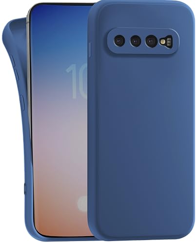 MyGadget Hülle kompatibel mit Samsung Galaxy S10 - robuste Handyhülle TPU Case Slim Silikonhülle - Back Cover Kratzfest Schutzhülle - Matt Dunkelblau MyGadget Hülle kompatibel mit Samsung Galaxy S10 - robuste Handyhülle TPU Case Slim Silikonhülle - Back Cover Kratzfest Schutzhülle - Matt Dunkelblau von MyGadget