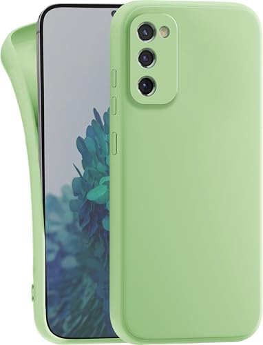 MyGadget Hülle kompatibel mit Samsung Galaxy S20 FE - robuste Handyhülle TPU Case Slim Silikonhülle - Back Cover Kratzfest Schutzhülle - Matt Grün von MyGadget