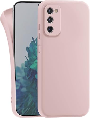 MyGadget Hülle kompatibel mit Samsung Galaxy S20 FE - robuste Handyhülle TPU Case Slim Silikonhülle - Back Cover Kratzfest Schutzhülle - Matt Rosa von MyGadget