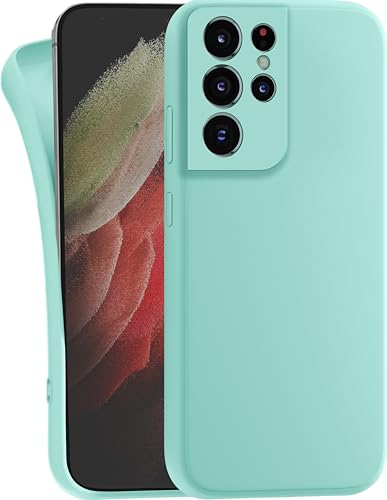 MyGadget Hülle kompatibel mit Samsung Galaxy S21 Ultra - robuste Handyhülle TPU Case Slim Silikonhülle - Back Cover Kratzfest Schutzhülle - Matt Mint MyGadget Hülle kompatibel mit Samsung Galaxy S21 Ultra - robuste Handyhülle TPU Case Slim Silikonhülle - Back Cover Kratzfest Schutzhülle - Matt Mint von MyGadget