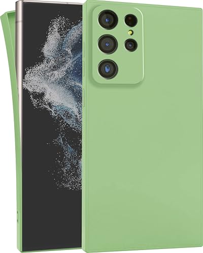 MyGadget Hülle für Samsung Galaxy S22 Ultra - robuste Silikon Schutzhülle TPU Case Slim Silikonhülle - Back Cover Kratzfest Handyhülle - Matt Grün MyGadget Hülle für Samsung Galaxy S22 Ultra - robuste Silikon Schutzhülle TPU Case Slim Silikonhülle - Back Cover Kratzfest Handyhülle - Matt Grün von MyGadget