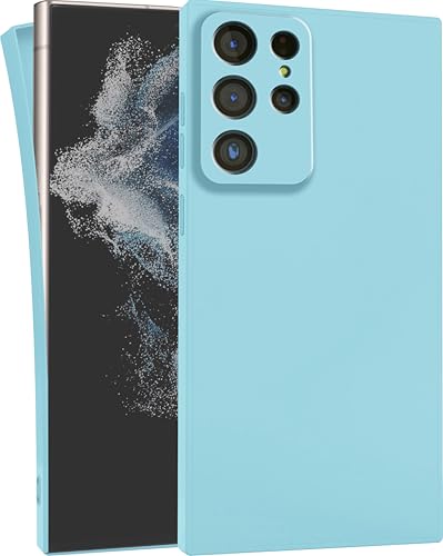 MyGadget Hülle für Samsung Galaxy S22 Ultra - robuste Silikon Schutzhülle TPU Case Slim Silikonhülle - Back Cover Kratzfest Handyhülle - Matt Hellblau MyGadget Hülle für Samsung Galaxy S22 Ultra - robuste Silikon Schutzhülle TPU Case Slim Silikonhülle - Back Cover Kratzfest Handyhülle - Matt Hellblau von MyGadget