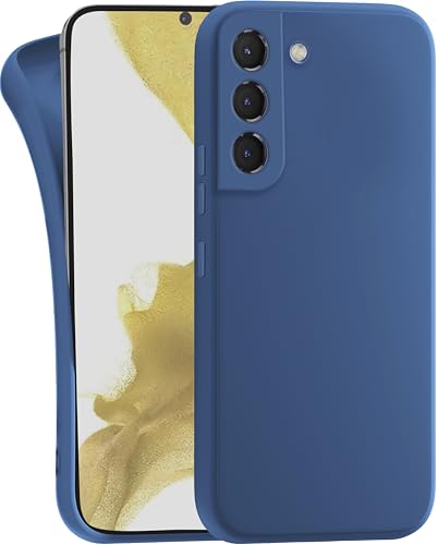 MyGadget Hülle kompatibel mit Samsung Galaxy S22 - robuste Handyhülle TPU Case Slim Silikonhülle - Back Cover Kratzfest Schutzhülle - Matt Dunkelblau MyGadget Hülle kompatibel mit Samsung Galaxy S22 - robuste Handyhülle TPU Case Slim Silikonhülle - Back Cover Kratzfest Schutzhülle - Matt Dunkelblau von MyGadget