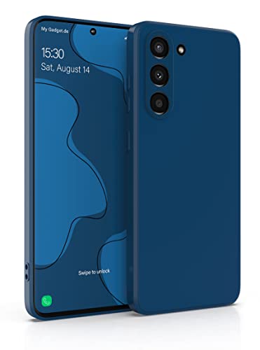 MyGadget Silikon Hülle Kompatibel mit Samsung Galaxy S23 Plus - robuste Schutzhülle TPU Case Slim Silikonhülle - Back Cover Kratzfest Handyhülle - Matt Dunkelblau von MyGadget