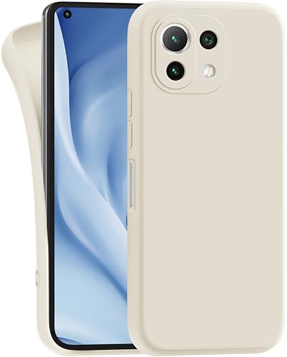 MyGadget Hülle für Xiaomi Mi 11 Lite 5G - robuste Silikon Schutzhülle TPU Case Slim Silikonhülle - Back Cover Kratzfest Handyhülle - Matt Beige MyGadget Hülle für Xiaomi Mi 11 Lite 5G - robuste Silikon Schutzhülle TPU Case Slim Silikonhülle - Back Cover Kratzfest Handyhülle - Matt Beige von MyGadget