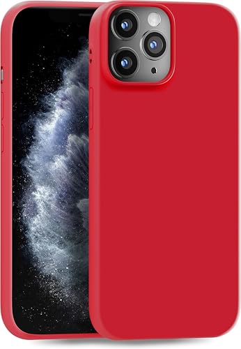 MyGadget Silikon Hülle für Apple iPhone 11 Pro Max - robuste Schutzhülle TPU Case Slim Silikonhülle Back Cover Kratzfest Handyhülle matt Rot von MyGadget